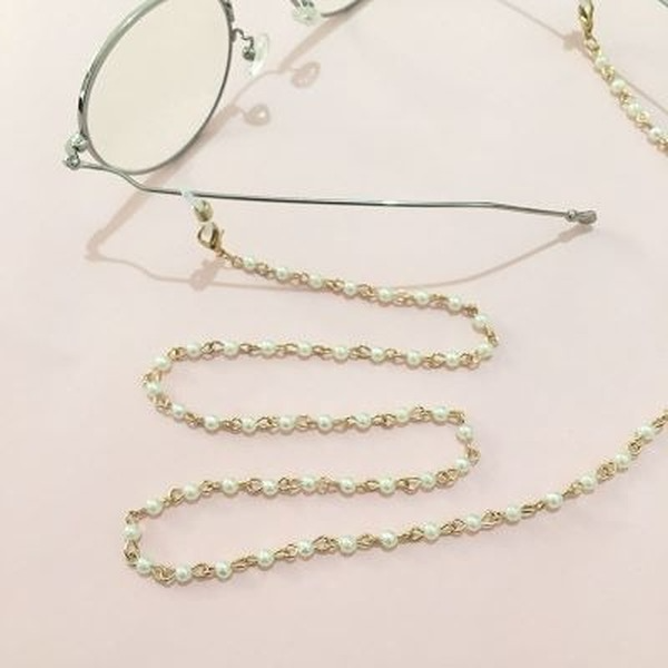 Bulk Jewelry Wholesale gold metal pearl eyeglasses chain JDC-MC-HW020 Wholesale factory from China YIWU China