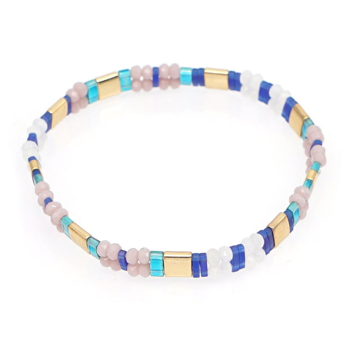 Bulk Jewelry Wholesale gold multi-layer stacked Bohemian national style Tila beads woven Beaded Bracelet JDC-gbh259 Wholesale factory from China YIWU China