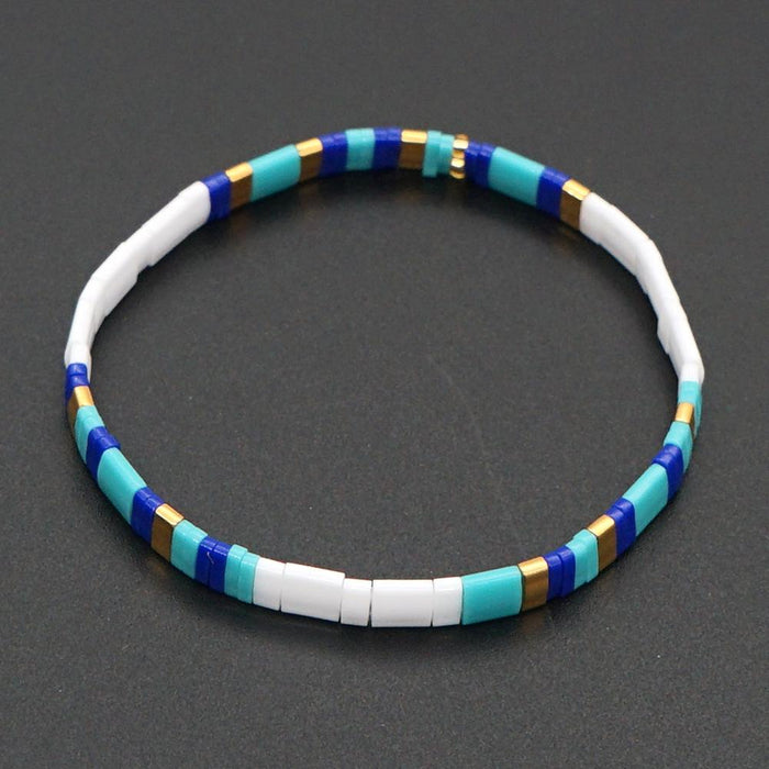 Bulk Jewelry Wholesale gold multi-layer stacked Bohemian national style Tila beads woven Beaded Bracelet JDC-gbh259 Wholesale factory from China YIWU China