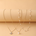 Bulk Jewelry Wholesale gold pearl clavicle chain simple Butterfly Pendant Necklace retro jewelry JDC-NE-F313 Wholesale factory from China YIWU China