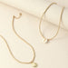 Wholesale gold pearl white shell necklace JDC-NE-E316 necklaces 奈珠 Wholesale Jewelry JoyasDeChina Joyas De China
