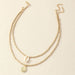 Wholesale gold pearl white shell necklace JDC-NE-E316 necklaces 奈珠 Wholesale Jewelry JoyasDeChina Joyas De China