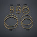 Wholesale gold stainless steel hoop earrings JDC-ES-RXSFL004 Earrings 尚芙乐 Wholesale Jewelry JoyasDeChina Joyas De China