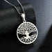 Wholesale gold Stainless Steel Tree of Life Necklace JDC-NE-RXSFL002 Necklaces 尚芙乐 Wholesale Jewelry JoyasDeChina Joyas De China