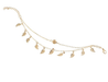 Bulk Jewelry Wholesale gold tassel leaves double vintage alloy Anklet JDC-AS-F436 Wholesale factory from China YIWU China