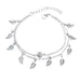 Bulk Jewelry Wholesale gold tassel leaves double vintage alloy Anklet JDC-AS-F436 Wholesale factory from China YIWU China
