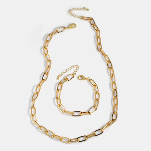 Bulk Jewelry Wholesale gold titanium steel thick chain Necklaces JDC-NE-AS224 Wholesale factory from China YIWU China