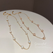 Bulk Jewelry Wholesale golden pearl pearl necklace clavicle chain JDC-NE-BY025 Wholesale factory from China YIWU China