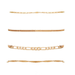 Bulk Jewelry Wholesale golden retro multilayer alloy anklet JDC-AS-F322 Wholesale factory from China YIWU China