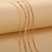 Bulk Jewelry Wholesale golden retro multilayer alloy anklet JDC-AS-F322 Wholesale factory from China YIWU China