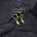 Wholesale golden rice pearl tree three-dimensional Starfish Earrings JDC-ES-RXSFL013 Earrings 尚芙乐 SE394-SY Wholesale Jewelry JoyasDeChina Joyas De China