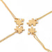 Wholesale good friends four-petal splicing geometric pendant alloy necklace JDC-NE-LangT025 Necklaces 阆天 Wholesale Jewelry JoyasDeChina Joyas De China