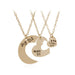 Wholesale good friends three-petal splicing love alloy necklace JDC-NE-LangT008 Necklaces 阆天 2 Wholesale Jewelry JoyasDeChina Joyas De China