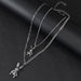 Wholesale Gothic Easter Bunny Double Layer Titanium Steel Necklace JDC-NE-SaB001 Necklaces 飒宝 SC049 Wholesale Jewelry JoyasDeChina Joyas De China