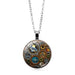 Wholesale Gothic Witch Alloy Glass Piece Time Stone Necklace JDC-NE-Hengx001 Necklaces 横湘 Wholesale Jewelry JoyasDeChina Joyas De China