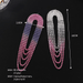 Wholesale Gradient Color Rhinestone Long Fringe Large Earrings JDC-ES-ZHONGW014 Earrings 众薇 Wholesale Jewelry JoyasDeChina Joyas De China