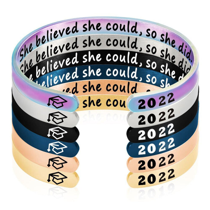 Wholesale Graduation Season Gift Stainless Steel Bracelet JDC-BT-Mail004 Bracelet 麦伦 Wholesale Jewelry JoyasDeChina Joyas De China