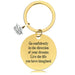 Wholesale Graduation Season Gift Stainless Steel Round Metal Keychain JDC-KC-GangGu015 Keychains 钢古 Wholesale Jewelry JoyasDeChina Joyas De China