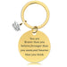 Wholesale Graduation Season Gift Stainless Steel Round Metal Keychain JDC-KC-GangGu015 Keychains 钢古 Wholesale Jewelry JoyasDeChina Joyas De China