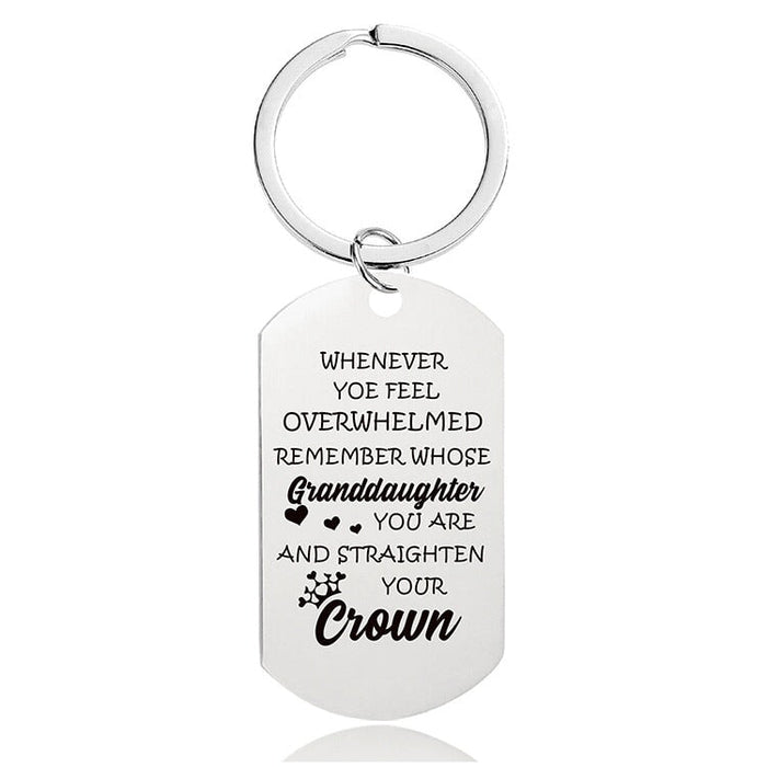 Wholesale Graduation Season Mother's Day Father's Day Metal Keychain JDC-KC-GangGu008 Keychains 钢古 W00037 Wholesale Jewelry JoyasDeChina Joyas De China