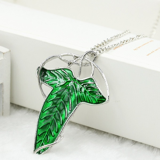 Bulk Jewelry Wholesale green alloy leaf brooch pendant JDC-NE-D617 Wholesale factory from China YIWU China