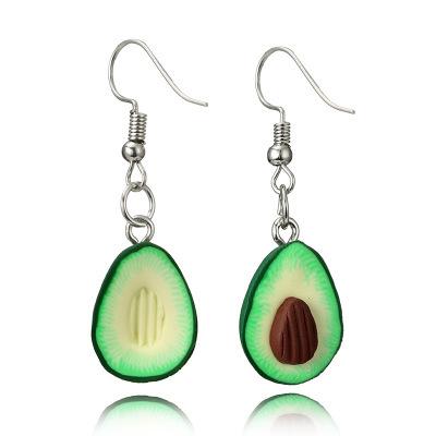 Bulk Jewelry Wholesale green alloy love fruit jewelry necklace earrings JDC-NE-C012 Wholesale factory from China YIWU China