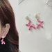 Wholesale green puppy alloy stud earrings JDC-ES-HZQ007 Earrings 青之荷 Wholesale Jewelry JoyasDeChina Joyas De China