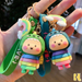 Wholesale green pvc keychain JDC-KC-JG213 Keychains 金葛 Wholesale Jewelry JoyasDeChina Joyas De China