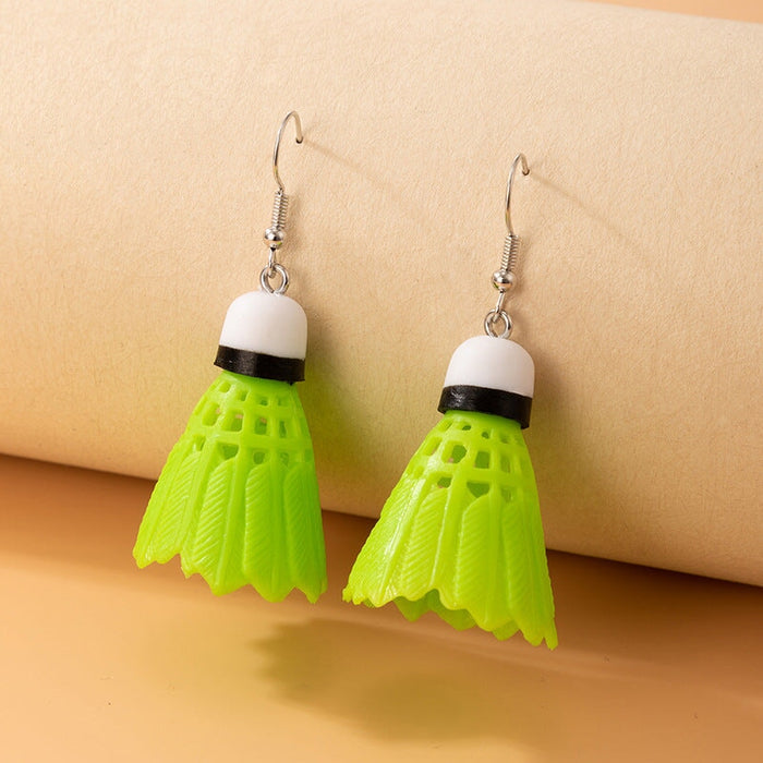 Wholesale Green Resin Earrings JDC-ES-C185 Earrings 陌茗 21145 Wholesale Jewelry JoyasDeChina Joyas De China