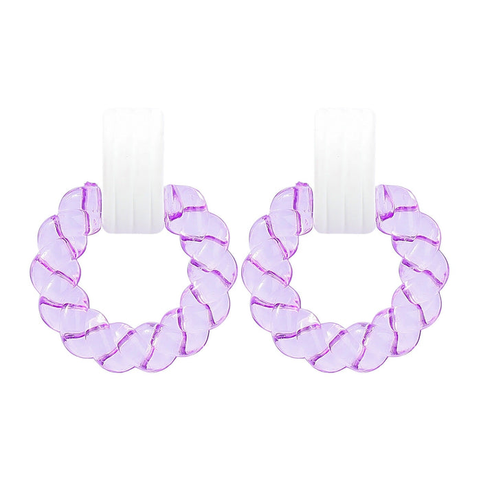 Wholesale green resin earrings JDC-ES-JL926 Earrings 氿乐 White Wholesale Jewelry JoyasDeChina Joyas De China