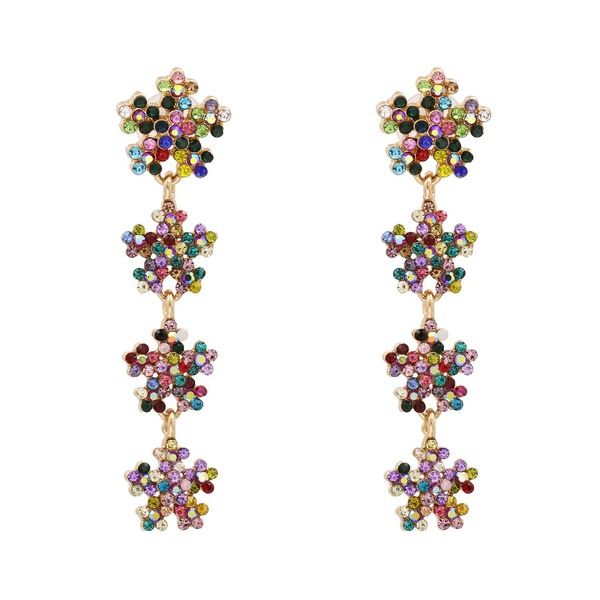 Wholesale Green Rhinestone Earrings JDC-ES-JJ340 Earrings 聚嘉 Wholesale Jewelry JoyasDeChina Joyas De China