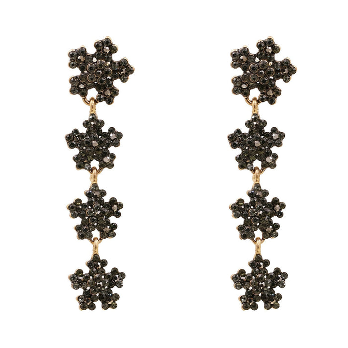 Wholesale Green Rhinestone Earrings JDC-ES-JJ340 Earrings 聚嘉 multicolor Wholesale Jewelry JoyasDeChina Joyas De China