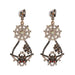 Wholesale green rhinestone earrings JDC-ES-JJ347 Earrings 聚嘉 Black Wholesale Jewelry JoyasDeChina Joyas De China