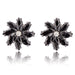 Wholesale Green Zircon Stud Earrings JDC-ES-Mix012 Earrings 迷茜 Black Wholesale Jewelry JoyasDeChina Joyas De China