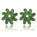 Wholesale Green Zircon Stud Earrings JDC-ES-Mix012 Earrings 迷茜 Green Wholesale Jewelry JoyasDeChina Joyas De China