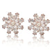 Wholesale Green Zircon Stud Earrings JDC-ES-Mix012 Earrings 迷茜 rose gold Wholesale Jewelry JoyasDeChina Joyas De China