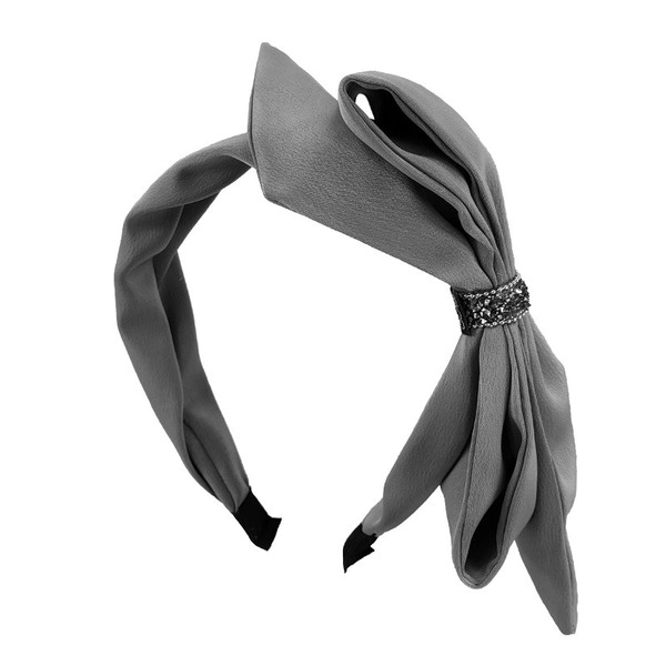 Wholesale grey cloth hairband JDC-HD-O368 Headband 潮炫 Wholesale Jewelry JoyasDeChina Joyas De China