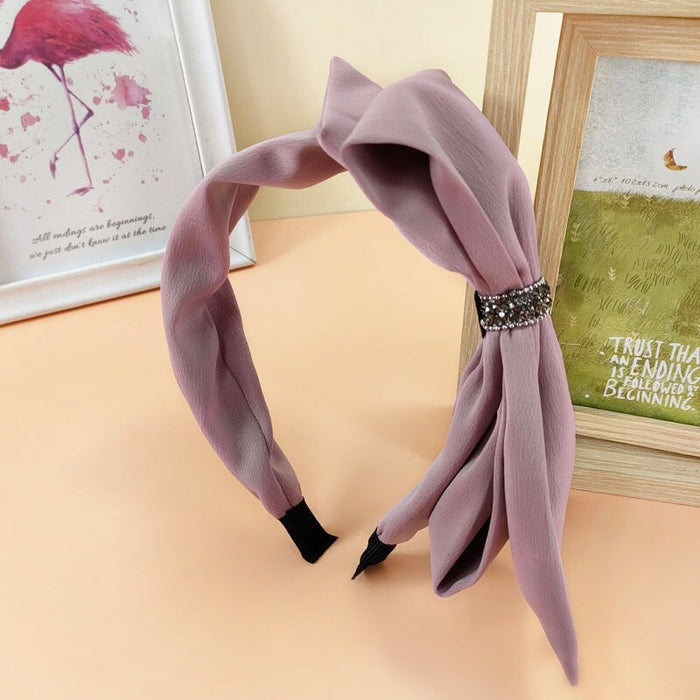 Wholesale grey cloth hairband JDC-HD-O368 Headband 潮炫 Wholesale Jewelry JoyasDeChina Joyas De China