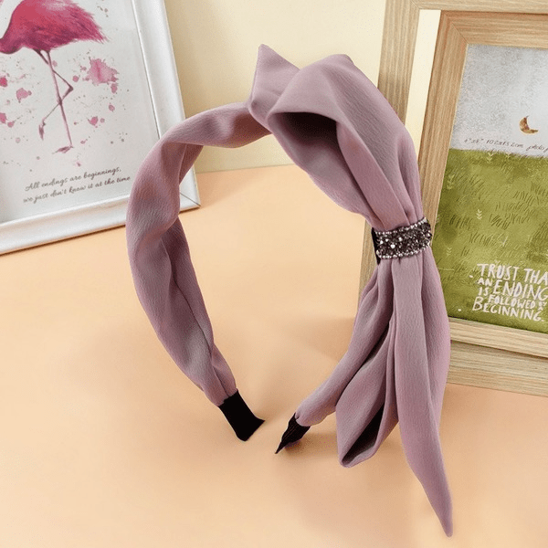 Wholesale grey cloth hairband JDC-HD-O368 Headband 潮炫 Wholesale Jewelry JoyasDeChina Joyas De China