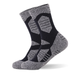 Wholesale grey cotton climbing socks JDC-SK-LZL052 Sock 两只狼 Wholesale Jewelry JoyasDeChina Joyas De China