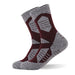 Wholesale grey cotton climbing socks JDC-SK-LZL052 Sock 两只狼 dull-red L(39-42) Wholesale Jewelry JoyasDeChina Joyas De China