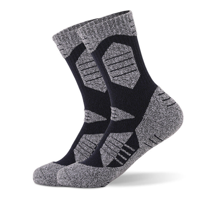 Wholesale grey cotton climbing socks JDC-SK-LZL052 Sock 两只狼 Tibetan blue L(39-42) Wholesale Jewelry JoyasDeChina Joyas De China