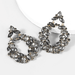 Wholesale grey rhinestone earrings JDC-ES-JL907 Earrings 氿乐 Wholesale Jewelry JoyasDeChina Joyas De China