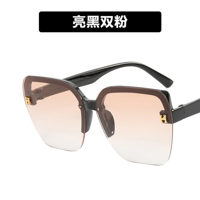 Wholesale H letter square frameless sunglasses JDC-SG-KD137 Sun Glasses 珂盾 6 / Wholesale Jewelry JoyasDeChina Joyas De China