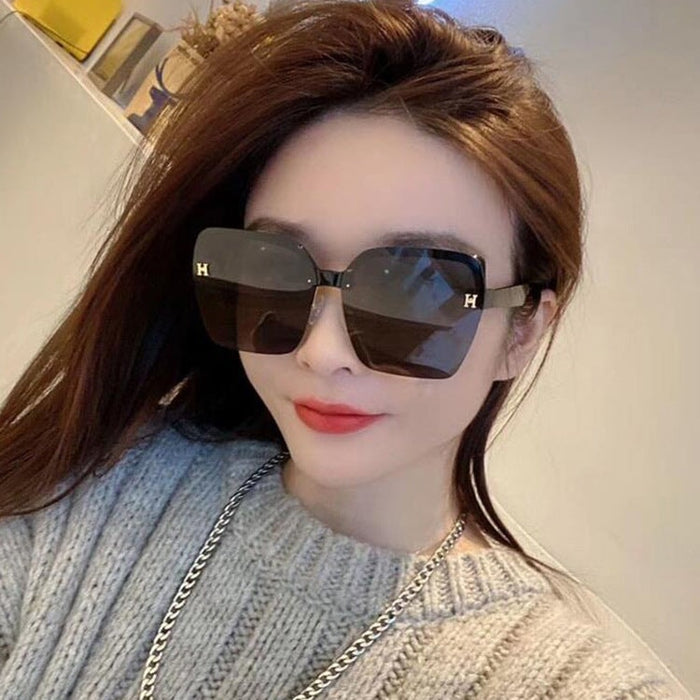 Wholesale H letter square frameless sunglasses JDC-SG-KD137 Sun Glasses 珂盾 Wholesale Jewelry JoyasDeChina Joyas De China
