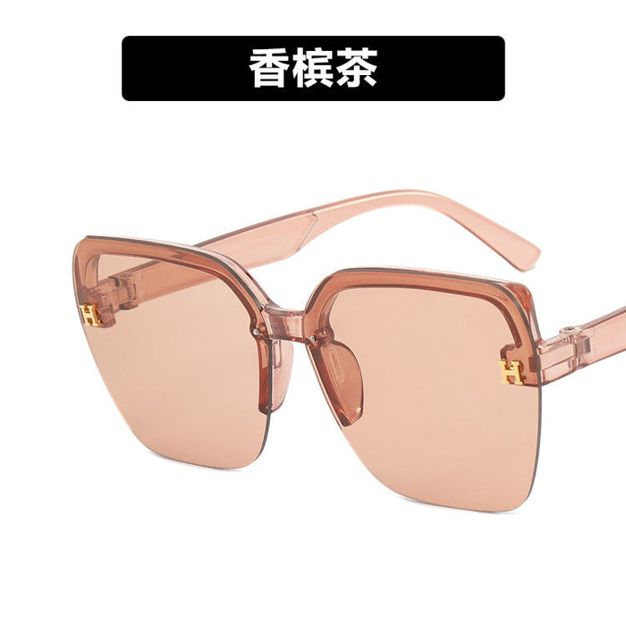 Wholesale H letter square frameless sunglasses JDC-SG-KD137 Sun Glasses 珂盾 9 / Wholesale Jewelry JoyasDeChina Joyas De China