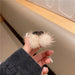 Wholesale Hair Ball Plush Hair Clips JDC-HC-CR001 Hair Clips 楚柔 A019-1 brown Wholesale Jewelry JoyasDeChina Joyas De China