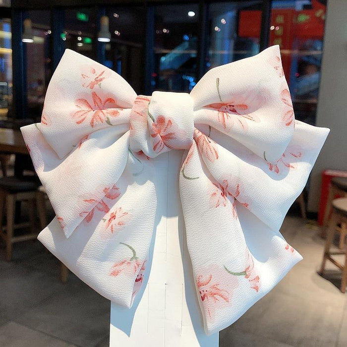 Bulk Jewelry Wholesale Hair Clips Chiffon bows JDC-HD-bd044 Wholesale factory from China YIWU China