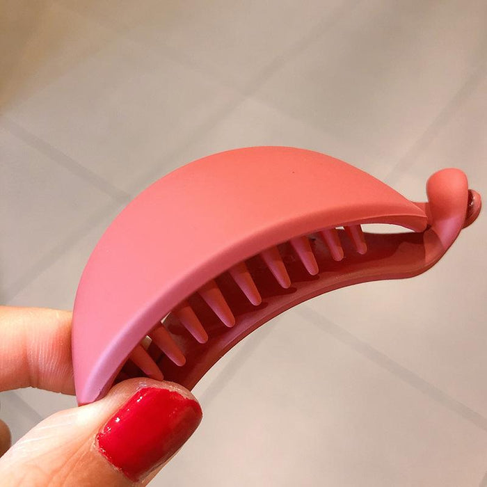 Bulk Jewelry Wholesale Hair Clips frosted candy-colored banana clip vertical JDC-HS-i131 Wholesale factory from China YIWU China