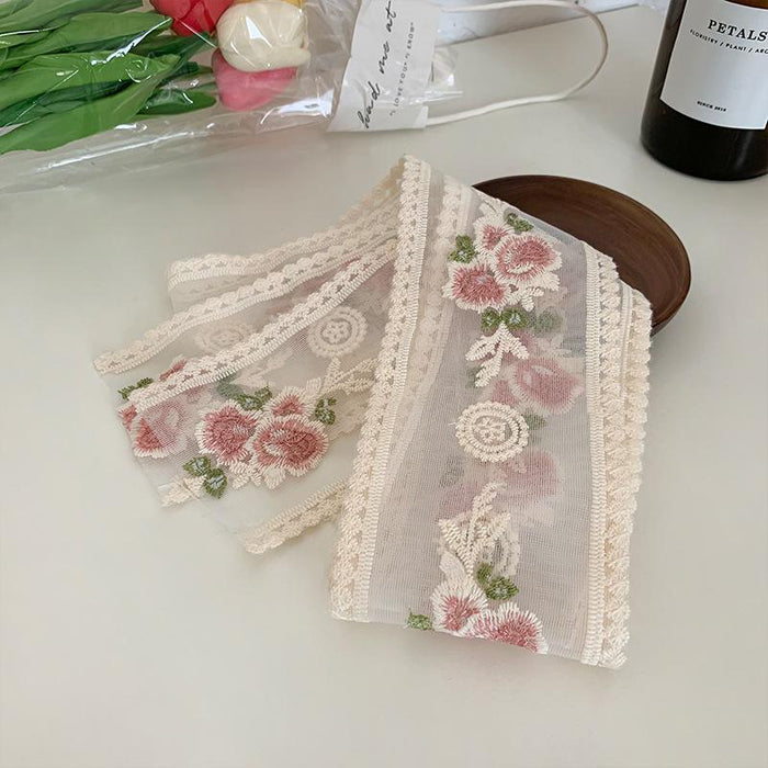 Bulk Jewelry Wholesale Hair Clips lace embroidery bows JDC-HC-bd039 Wholesale factory from China YIWU China